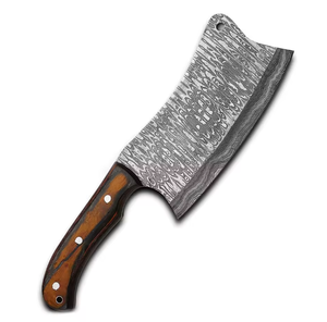 Couteau de boucher professionnel LEGACY BLADES 2026 en acier Damas, manche en bois d'ébène, couteau de cuisine personnalisé, compatible lave-vaisselle - Product Image 1