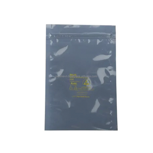 Anti Static ESD Aluminum Foil <b>Vacuum</b> <b>Bag</b> Screen Printed Customizable Moisture Light Proof Silver Packaging - Product Image 2
