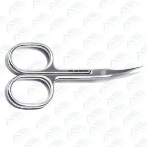 Tijeras para uñas de dedos y dedos de los pies, punta de flecha curva súper afilada de 3,5 pulgadas, tijeras de manicura y cutícula de acero inoxidable para precisión - Product Image 6