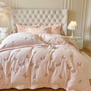 Juego de Ropa de Cama de Lujo Estampado 100% Algodón, Tela Cálida y Moderna para el Hogar, 4 Piezas, 300 Hilos, Resistente al Agua - Product Image 2