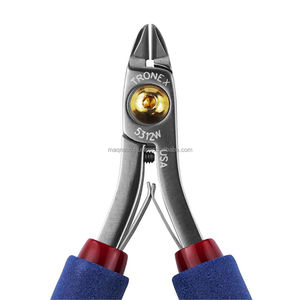 Tronex 5312W - Cortador de Alambre Duro de 4.5 Pulgadas, Cuerpo de Aleación de Tungsteno, Mini Alicates Ovalados de Corte Recto, Herramienta de Corte de Alambre Duro de Alta Calidad para Joyería - Product Image 6