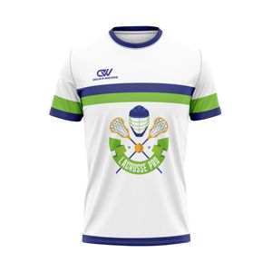 Custom Gradient Color Lacrosse Shooting Shirt Quick Dry Polyester Breathable Sublimated Fade Design Team Warm Up <b>Top</b> Wholesale - Product Image 1