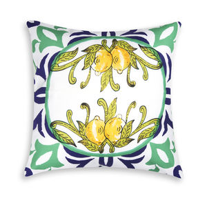 Cojín Decorativo Excelsa Amalfi de Algodón, 45x45x16 cm, Multicolor - Product Image 1