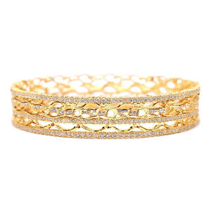 Fashion Bangle Diamond Lookalike 2x6 - Product Image 3