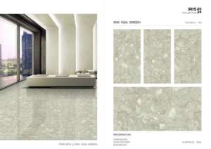 Carreaux de porcelaine design luxe, surface irisée, 60x120cm, 600x1200mm, format 24x48, pour décoration murale et de sol intérieure moderne. - Product Image 4