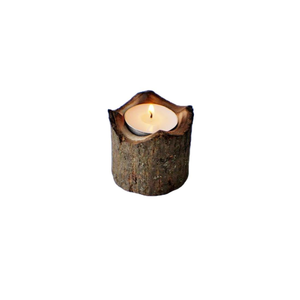 Portavelas Decorativo Rústico de Madera, Ecológico, para Velas de Cera, Precio Económico, Decoración para Hogar y Jardín, Portavelas para Velas de Té - Product Image 4