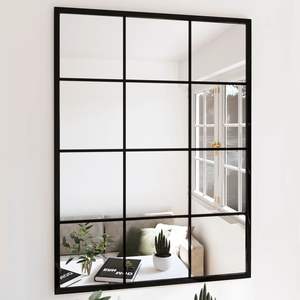 Espejo de Pared Simple de 31.5 x 23.6 Pulgadas, Espejo de Metal Negro y Vidrio, Público Objetivo: Propietarios de Viviendas, Diseñadores de Interiores - Product Image 1