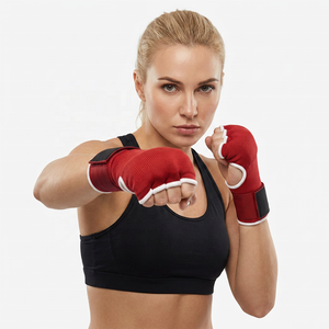 Protector de Palma Elástico Ligero Profesional con Cierre de Gancho y Bucle para Boxeo - Soporte Reforzado para Muñeca, Diseño Transpirable - Product Image 6