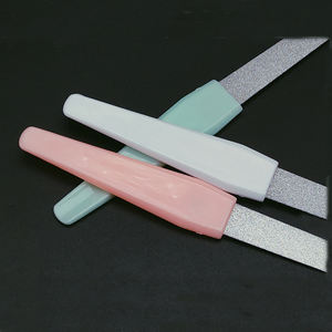 Mini lima de uñas de acero inoxidable, 1 unidad, herramientas de belleza profesionales de doble cara para manicura y pedicura, arte de uñas DIY - Product Image 2