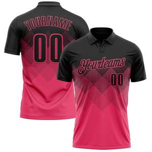 Professional Athletic Polo <b>Shirt</b> Custom Chest Team Logo Back Player Name Number Moisture Wicking <b>Polyester</b> Wholesale <b>T</b> <b>Shirt</b> - Product Image 1