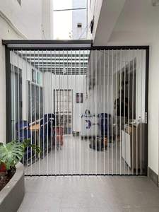 OEM PVC folding doors non glass design Vietnam made light but strong, perfect for modern interiors total solution for projects - Product Image 3