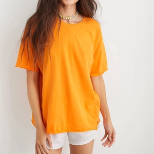 T-shirt décontracté pour femme, nouvelle mode, logo personnalisé imprimé, écologique, 100% coton, respirant, séchage rapide, vêtements d'extérieur pour l'été - Product Image 1