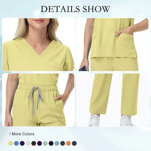 Tenue d'infirmière professionnelle pour hôpital, clinique, médecins et infirmières, vêtements de travail médicaux légers et respirants - Product Image 4