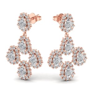 REYES Hot Sale 925 Sterling Silver Pear Cut VVS Moissanite Dangle Drop Earrings Luxury Wedding Engagement Fine Jewelry for Women - Product Image 5