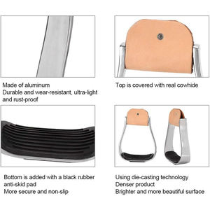 Estribos de Acero Inoxidable Ligeros y Personalizables de Alta Calidad TALLIANS 2026 para Equipo de Equitación - Product Image 4
