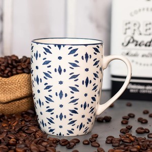 Ensemble de tasses à café en céramique turquoise de qualité supérieure avec plateau en bois, finition brillante durable, poignée confortable pour servir le thé et le café - Product Image 3