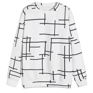 Sudaderas con capucha de lana con logotipo personalizado para fabricantes, sudaderas de sublimación modernas para hombre, sudaderas de cuello redondo en blanco para invierno, sudaderas de sublimación para hombre - Product Image 1