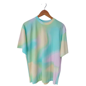 เสื้อยืดผ้าฝ้าย100% ทำด้วยมือสไตล์วินเทจสำหรับฤดูใบไม้ร่วงฤดูหนาวทรงหลวมทรงโอเวอร์ไซซ์ - Product Image 2