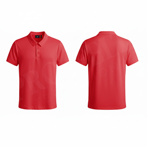 Fabricant de vêtements - Polo à manches courtes décontracté en coton mélangé respirant pour l'été - T-shirt uni de golf - Product Image 5