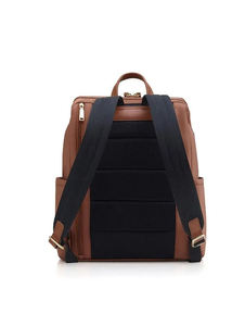 Bolso profesional delgado para computadora con herrajes en tono dorado, diseño antirrobo con múltiples bolsillos para oficina y viajes, bolso para estudiantes. - Product Image 5