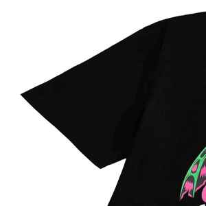 T-shirt en coton de haute qualité, style vintage délavé, 300 GSM, coupe ample, impression en relief, streetwear, haute qualité - Product Image 6