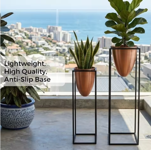 Modern Metal <b>Plant</b> <b>Stand</b> Indoor Flower Pot Holder Decorative Tall Planter Rack for Living Room Home Decor - Product Image 2