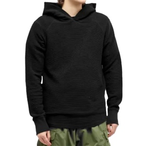 Unisex Customized Heavyweight <b>Thick</b> Hoodie <b>Men's</b> Oversize Logo Hoodie with Embroidery Thermal Knitt Fabric Hoodie - Product Image 2