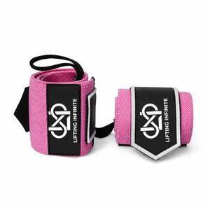 Super Large Elasticity Cotton & Rubber Heavy Duty Strength Custom Logo Weightlifting Camo Wrist <b>Wraps</b> with Belt Loop - Product Image 2