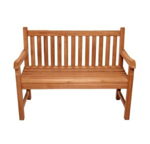 Silla de Jardín de Teca Sólida para 2 Personas, Impermeable, Ecológica y Duradera - Product Image 1