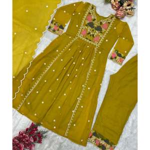 Conjunto Dupatta y Top de Fiesta para Mujer - Product Image 1