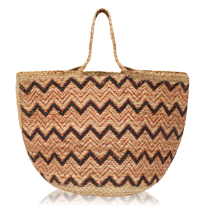 Bolso de mano tipo tote cruzado de yute trenzado ecológico con diseño de letras abiertas, estilo bohemio, hecho a mano, informal para mujer, tendencia 2026 - Product Image 3