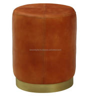 Tabouret de poche en rotin, style antique