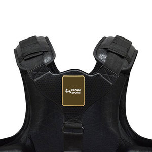 Protection corporelle respirante pour l'entraînement de boxe, en cuir et matière PU, pour entraînement professionnel de boxe. - Product Image 6