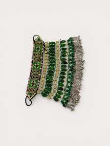 Service OEM, designs personnalisés, fabrication artisanale, acier inoxydable de haute qualité, bijoux vintage afghans pour femmes, collier et boucles d'oreilles pour adultes - Product Image 3