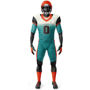 Fabricante de Uniformes Deportivos Personalizados OEM, Conjunto Acolchado Transpirable, Uniforme de Jugador de Equipo Vintage en Oferta, Conjunto de Fútbol Americano - Product Image 6
