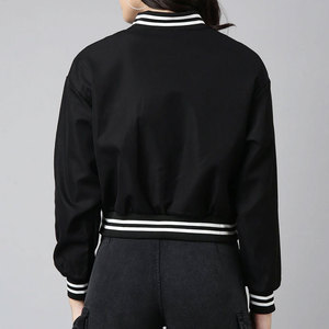 Blouson universitaire pour femme en 100% laine, personnalisé OEM, en gros, grande taille, écologique, respirant, pour le basketball - Product Image 2