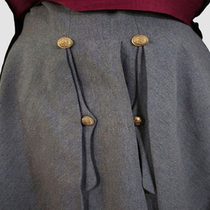 Abrigo de lana de reproducción americana de época precisa, estilo uniforme civil tradicional. - Product Image 4