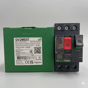Interruptor de Circuito para Motor Schneider GV2ME07 gv2 100% Original, 1.6-2.5A Ajustable, TeSys 3P, Magnético Térmico, Nuevo Diseño, Listo para Enviar - Product Image 1