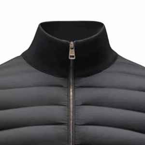 Blouson Bomber Homme Noir en Peau de Mouton à Capuche, Fermeture Éclair Intégrale, Coupe-Vent, Motif Uni, Décontracté, Hiver, Coupe Ajustée – Meilleure Vente - Product Image 2