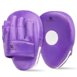 Mitaines de boxe incurvées en cuir de haute qualité pour l'entraînement au MMA, au kickboxing et à la pratique du punching 2026 - Product Image 3