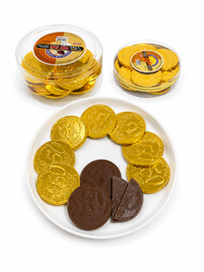 Custom Logo Foil-Wrapped Milk Chocolate Coins 185g Melt-in-Mouth Factory Wholesale - Product Image 4