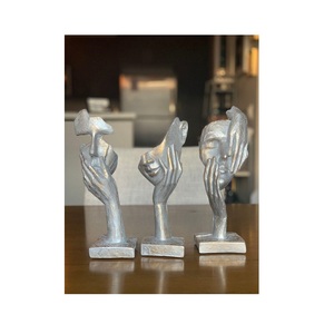 Escultura Metálica Decorativa de Mesa, Diseño Especializado, Estatua de Colección de Arte, Estatua de Aluminio Metálico - Product Image 3