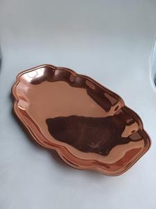 Plateau à pain en cuivre, idéal pour servir en cuisine, comme centre de table ou pour les présentoirs de boulangerie. Plateau décoratif en cuivre. - Product Image 4