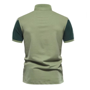 Camiseta Deportiva Hakim Sports 100% Algodón para Hombre, Corte Holgado, Anti-Pilling, Estampada a Rayas, Manga Corta, 220 Gramos, Servicio OEM Frontal - Product Image 3