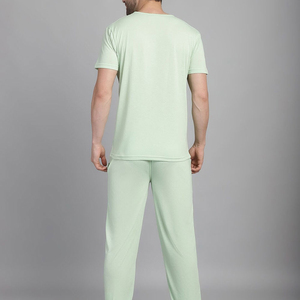 Wholesale Men Summer Tracksuits Set Top Trending Product Athletic Short Sleeve T Shirt and <b>Trouser</b> Set In Cheap Price - Product Image 2