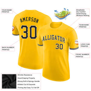 Camiseta de Béisbol Personalizada al por Mayor, Uniforme de Equipo Sublimado, Nombre y Número Personalizados, Ropa Deportiva, Fabricante de Camisetas para Hombre - Product Image 2