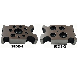 Iron Dapping Die and Design <b>Block</b> 4" X 2.1/2" X 1" Jewelry Making Tools - Product Image 1