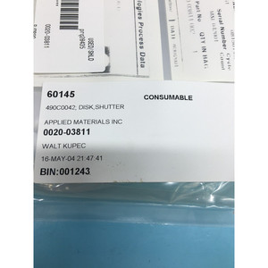 AMAT 0020-03811 ดิสก์, ชัตเตอร์, B101, สีแทน, DIA - อุปกรณ์และอะไหล่เซมิคอนดักเตอร์ระดับโลกที่เชื่อถือได้ - Product Image 4