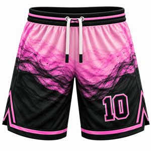 Ensembles d'uniformes de basketball personnalisés en gros, maillots d'équipe, impression par sublimation couleur intégrale, coutures durables, 100% polyester, séchage rapide - Product Image 4