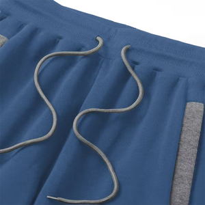 Survêtement à capuche bleu gris pour homme de qualité supérieure, ensemble de jogging à manches longues avec fermeture éclair et poches latérales, tenue décontractée pour l'automne - Product Image 5